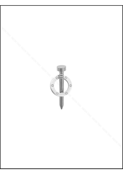 Çivi, Tiff Model, Paslanmaz Çelik Küpe 384, Gümüş Renk modelleri