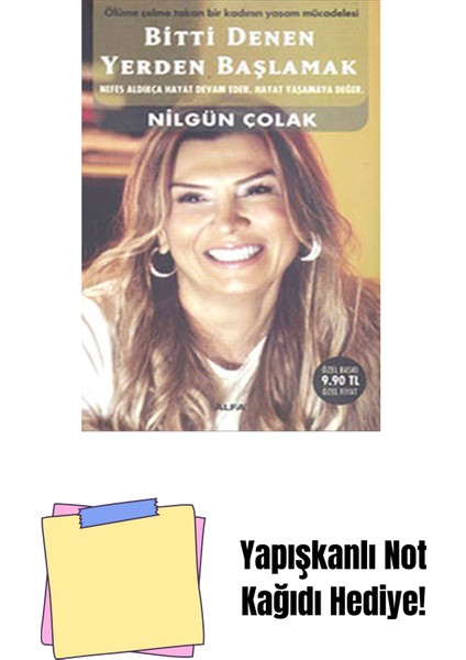 Bitti Denen Yerden Başlamak (Cep Boy) + Yapışkanlı Not Kağıdı