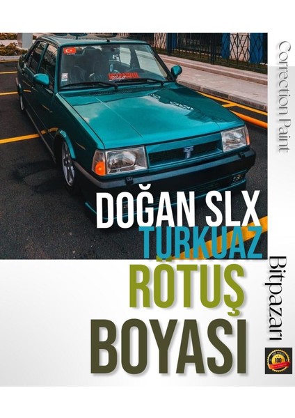 Doğan Slx - Turkuaz Profesyonel Otomobil Çizik Taş Izi Giderici Rötüş Boyası 20ML