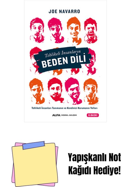 Tehlikeli Insanların Beden Dili + Yapışkanlı Not Kağıdı