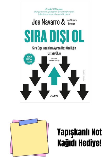 Sıra Dışı Ol + Yapışkanlı Not Kağıdı
