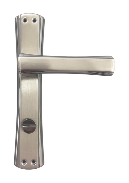Venedik Açmalı Füme Saten Wc Kapı Kolu-Kolay Montaj, Iç Kapı Kolu, Modern Kapı Kolu (1 Takım)-SAĞ fiyatları