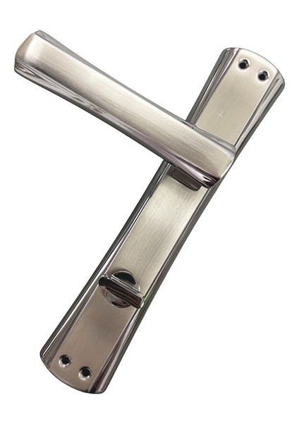 Venedik Açmalı Füme Saten Wc Kapı Kolu-Kolay Montaj, Iç Kapı Kolu, Modern Kapı Kolu (1 Takım)-SAĞ modelleri