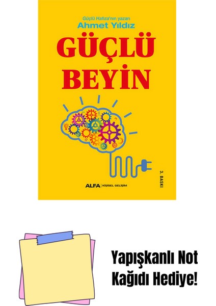 Güçlü Beyin + Yapışkanlı Not Kağıdı