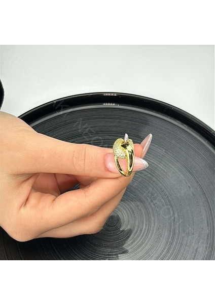 Neon Takı Zirkon Taşlı, Yüzük 139, Altın Renk, Ayarlanabilir fiyatları