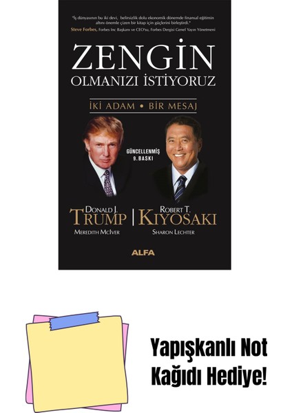 Zengin Olmanızı Istiyoruz + Yapışkanlı Not Kağıdı