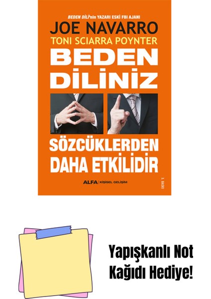 Beden Diliniz Sözcüklerden Daha Etkilidir + Yapışkanlı Not Kağıdı