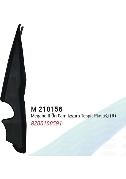 MRL210156 - Cam Izgara Tesbit Plastiği Ön Sağ Megane Iı