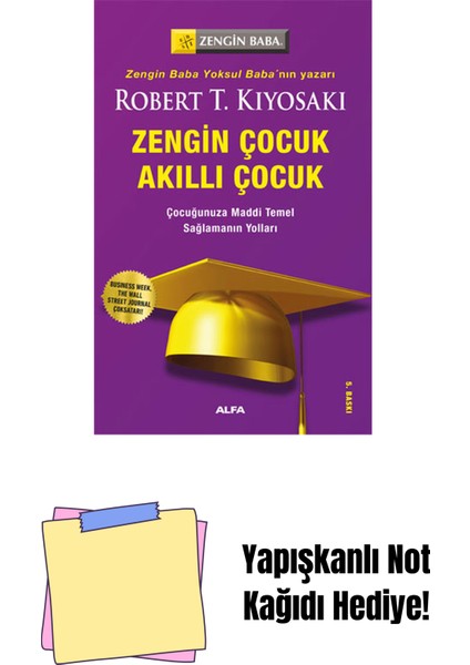 Zengin Çocuk Akıllı Çocuk + Yapışkanlı Not Kağıdı