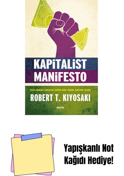 Kapitalist Manifesto + Yapışkanlı Not Kağıdı