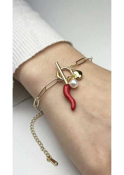 Şans Getiren Ve Kem Göz Uzaklaştıran Paslanmaz Çelik Bileklik 458 Altın Renk fiyatları