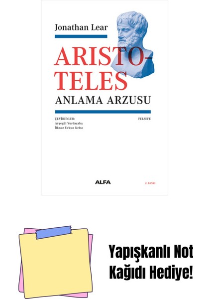 Aristoteles - Anlama Arzusu + Yapışkanlı Not Kağıdı