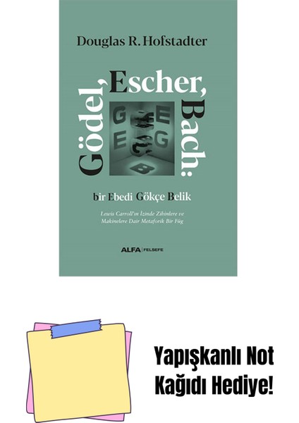 Gödel Escher Bach + Yapışkanlı Not Kağıdı