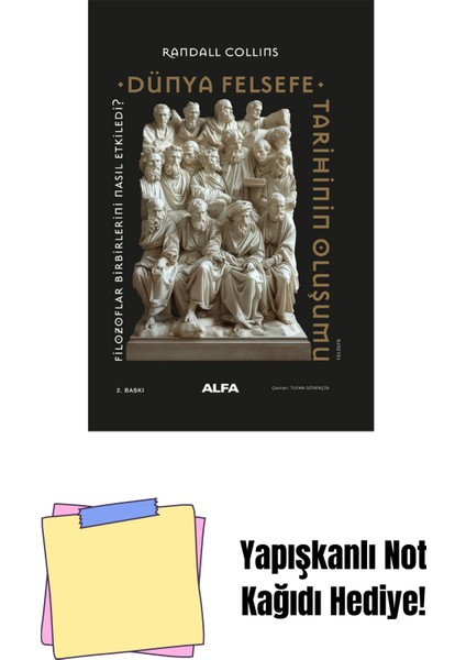 Dünya Felsefe Tarihinin Oluşumu (Ciltli) + Yapışkanlı Not Kağıdı