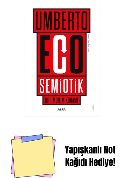 Semiotik - Bir Imbilim Kuramı + Yapışkanlı Not Kağıdı