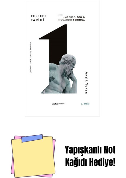 Felsefe Tarihi 1 (Ciltli) + Yapışkanlı Not Kağıdı