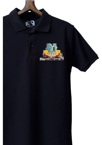 Siyah Lacoste Tasarım Polo Yaka fiyatları