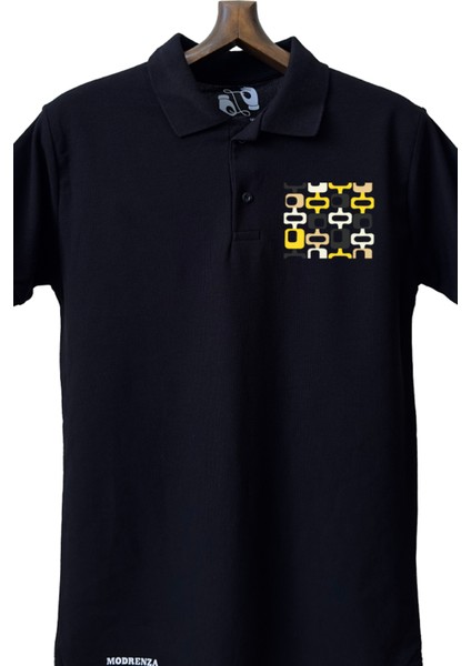 Siyah Lacoste Tasarım Polo Yaka modelleri