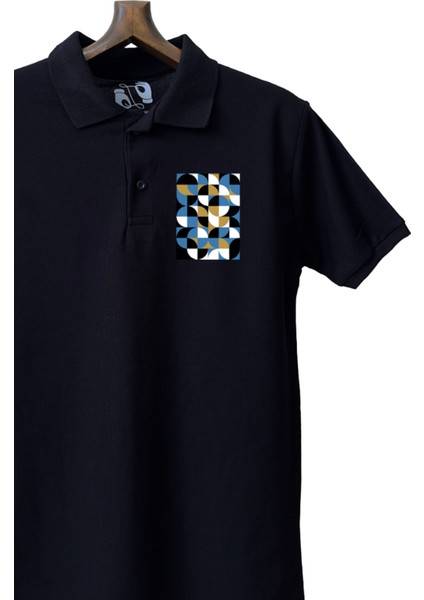 Siyah Lacoste Tasarım Polo Yaka