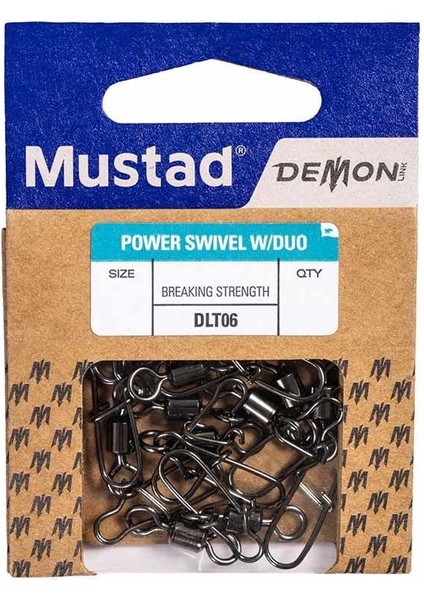 Demon Power Çift Kilitli Fırdöndülü Klips DLT06 Standart - No:10 - 10LU fiyatları