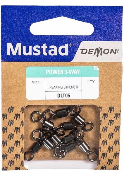 Demon Power 3-Way Swivel DLT05 Fırdöndü Standart - No:3/0 - 5li fiyatları