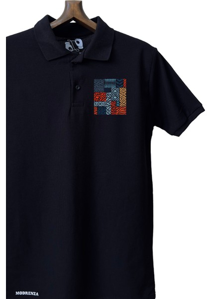 Siyah Lacoste Tasarım Polo Yaka modelleri