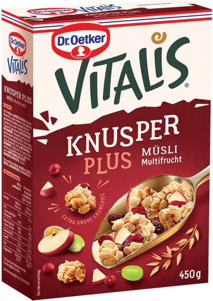 Vitalis Knusper Plus Multi Meyve 450 gr x 4 Adet fiyatları
