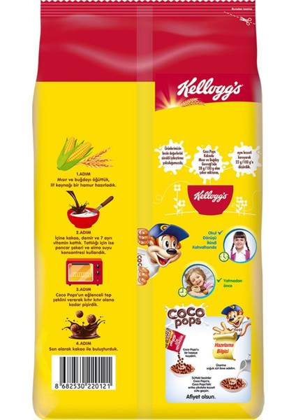 Coco Pops Kakaolu Mısır ve Buğday Gevreği 700 gr x 1 Adet fiyatları