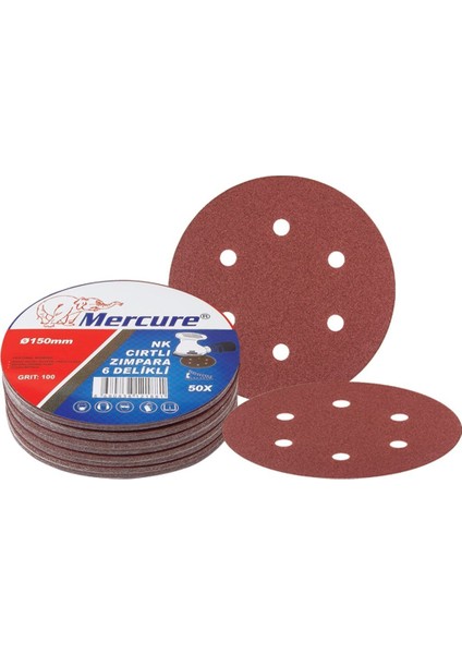 150MM 400 Kum Delikli Cırt Zımpara