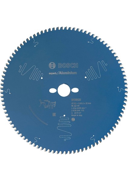 Professional Accessories Daire Testere Bıçağı, 2608644095 Alüminyum_parent 165 mm Için, 2608644115