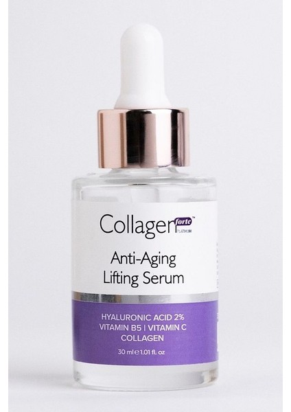 Colagen Forte Platinum Hyaluronik Asit Serum 30ML, Kolajen Içerikli, Vitamin B5, C Vitamini fırsatları