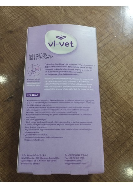 Yüz Için Tüy Dökücü Krem 30 ml Tüm Ciltler Icin Unisex fiyatları