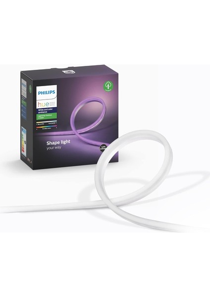 Hue Outdoor Renkli Akıllı LED Şerit, 2 Metre Aydınlatma