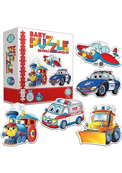 Toys Baby Puzzle Sevimli Araçlar modelleri