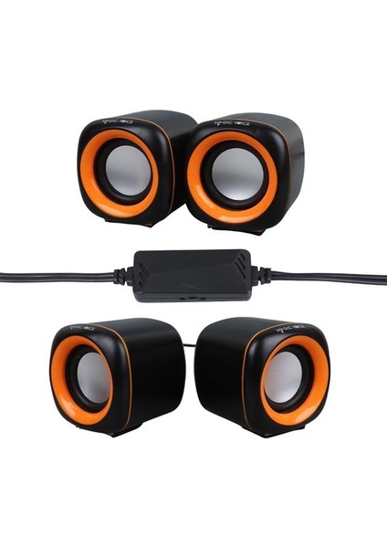 Magicvoice MV-24837 2x3 Watt Aux Multimedia Mini USB Speaker - Hoparlör fiyatları