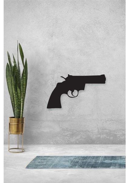 Revolver Tabanca Metal Tablo