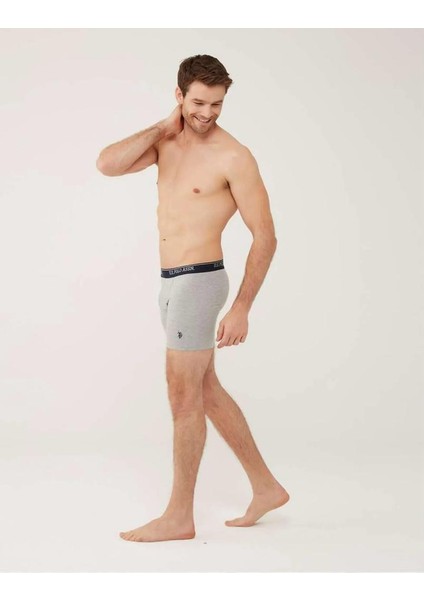 Erkek 3'lü Uzun Paçalı Boxer