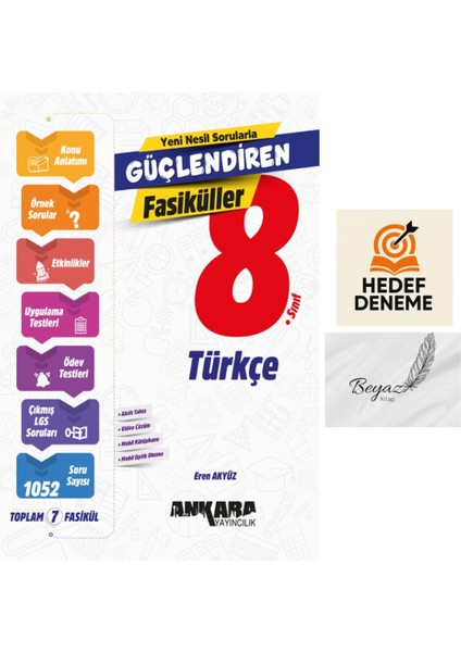 Ankara 8.sınıf Türkçe Güçlendiren Fasiküller Hedef Deneme