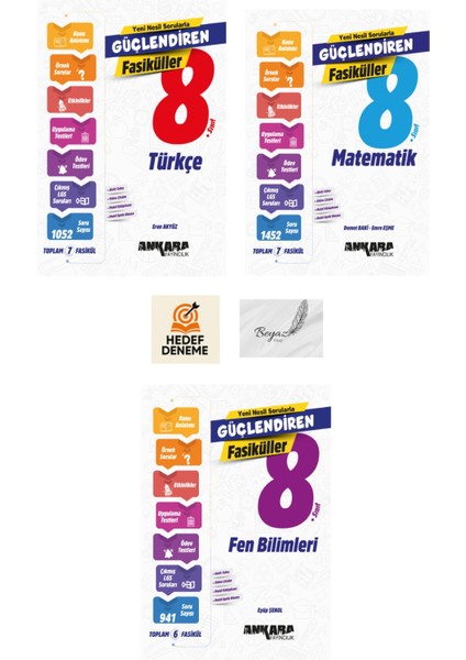 Ankara 8.sınıf Türkçe Matematik Fen Bilimleri Güçlendiren Fasiküller Hedef Deneme