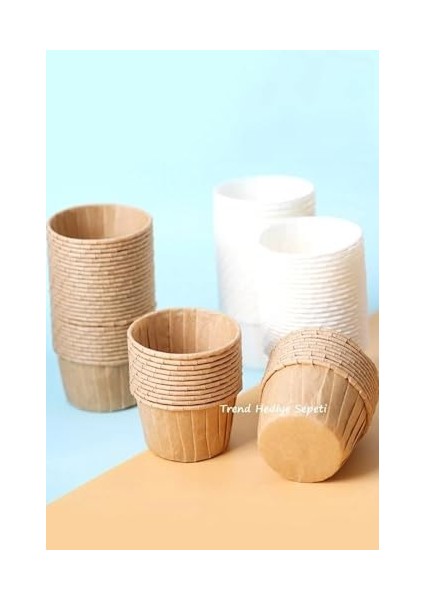 Hediye Sepeti Kraft Muffin Cupcake Kalıbı Kek Kapsülü 50&apos;li fiyatları