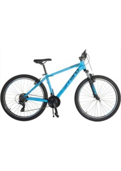 27.5 Carraro Force 700 432H 21-V Vb Mat Açık Mavı-Sıyah-Gumus R1