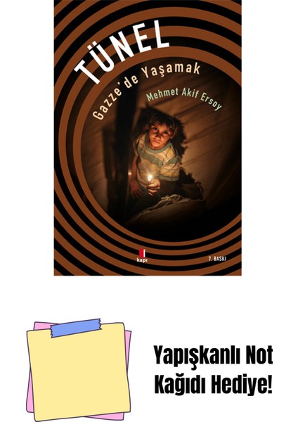 Tünel + Yapışkanlı Not Kağıdı