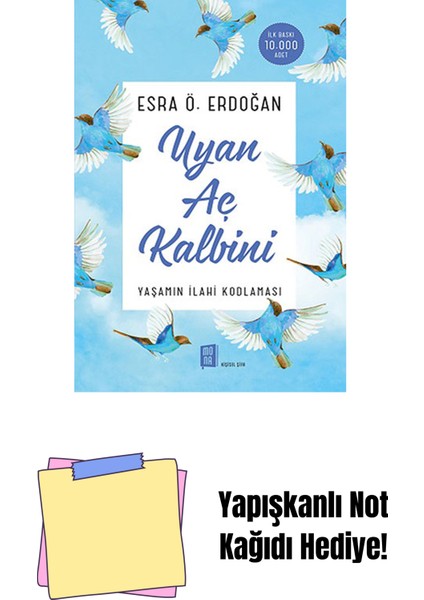 Uyan Aç Kalbini + Yapışkanlı Not Kağıdı