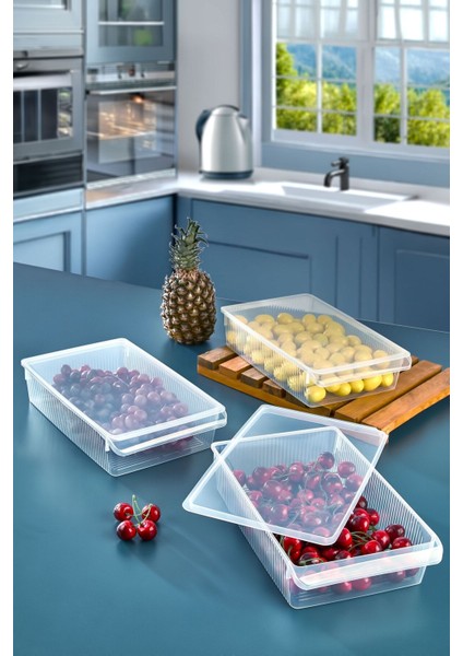 3 Adet Kapaklı Dolap Içi Buzdolabı Düzenleyici 4 Litre fiyatları