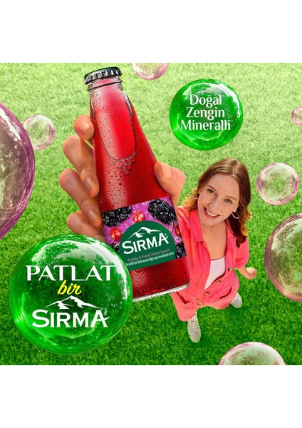 B Vitaminli Karadut & Frenk Üzümü Aromalı Doğal Maden Suyu 200 ml x 24 Adet indirimleri