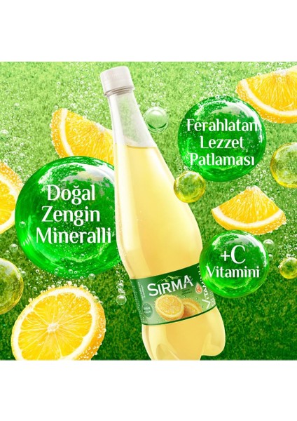 C Vitaminli Limon Aromalı Doğal Maden Suyu 1 Lt x 6 Adet modelleri