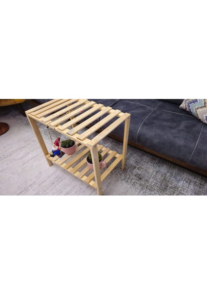 Ahşap Dekoratif Komodin Sehpa