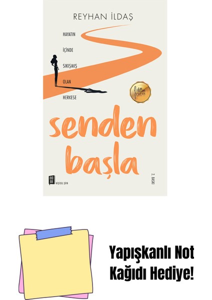 Senden Başla + Yapışkanlı Not Kağıdı