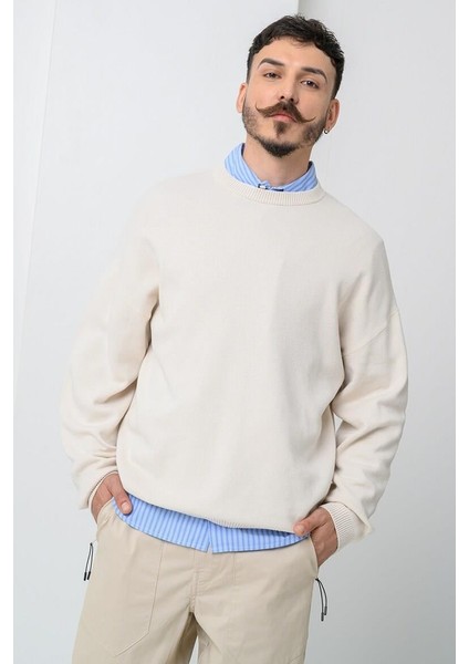 Jcosıgnal Knıt Crew Neck Rainy Day 12283545-RA