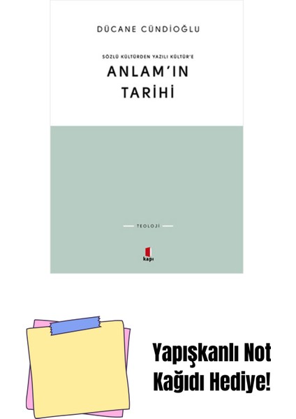 Anlam’ın Tarihi + Yapışkanlı Not Kağıdı